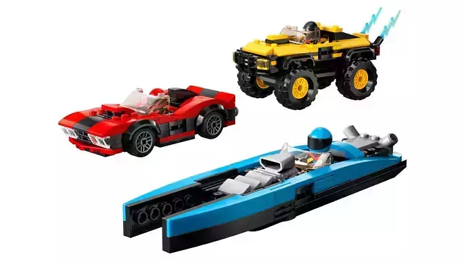 TwindBricks3D - 60395 Combo Race Pack 3D print model TwindBricks3D - 60395 Combo Race Pack 3D print model