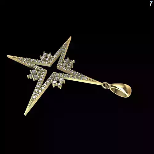 Star Pendant 3D print model