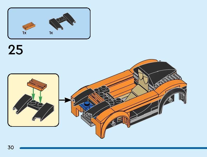 TwindBricks3D - 60408 Car Transporter Truck with Sports Cars  3D print model_33