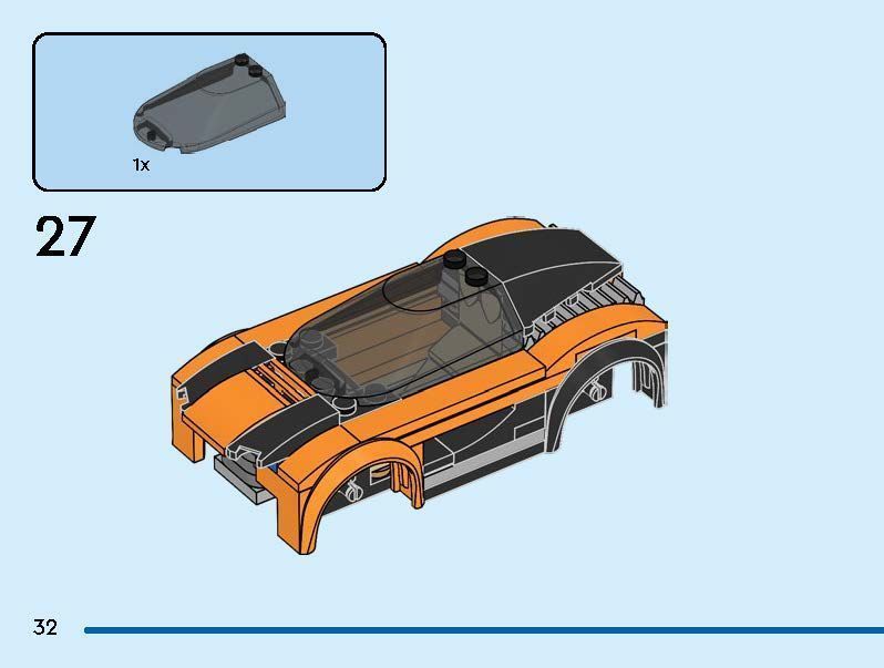 TwindBricks3D - 60408 Car Transporter Truck with Sports Cars  3D print model_35