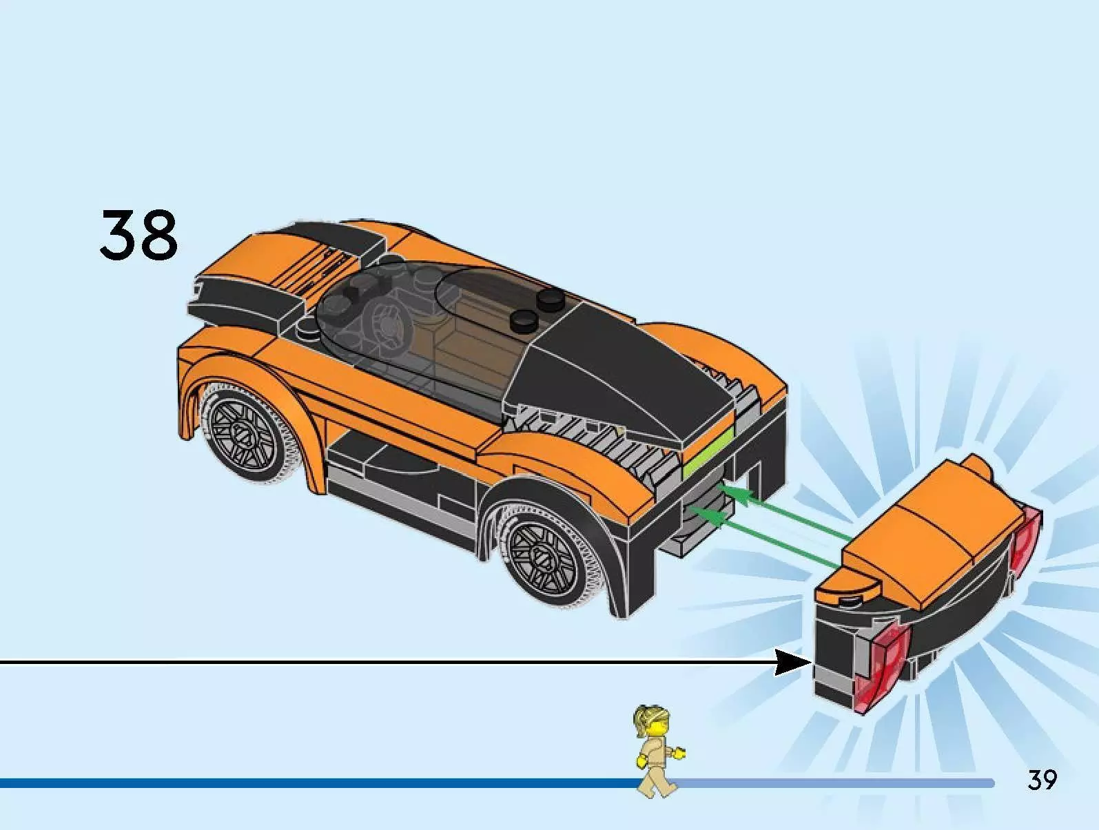 TwindBricks3D - 60408 Car Transporter Truck with Sports Cars  3D print model_42