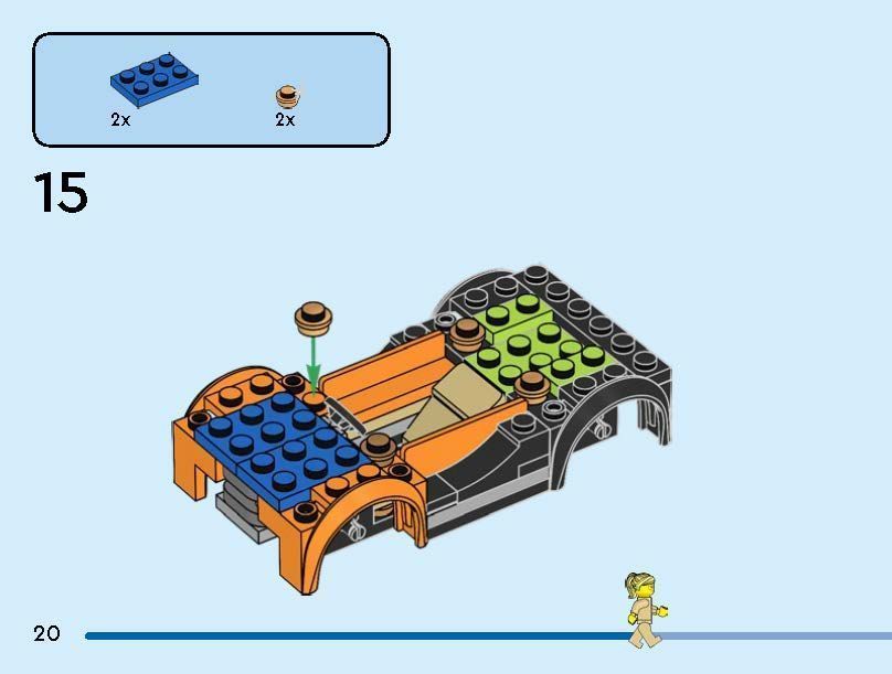 TwindBricks3D - 60408 Car Transporter Truck with Sports Cars  3D print model_23