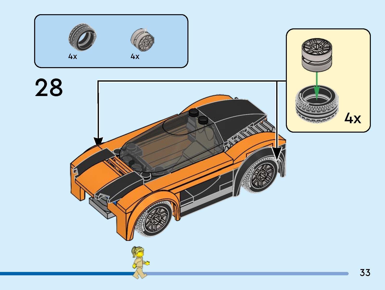 TwindBricks3D - 60408 Car Transporter Truck with Sports Cars  3D print model_36