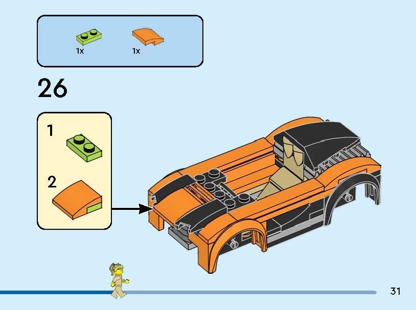 TwindBricks3D - 60408 Car Transporter Truck with Sports Cars  3D print model_34