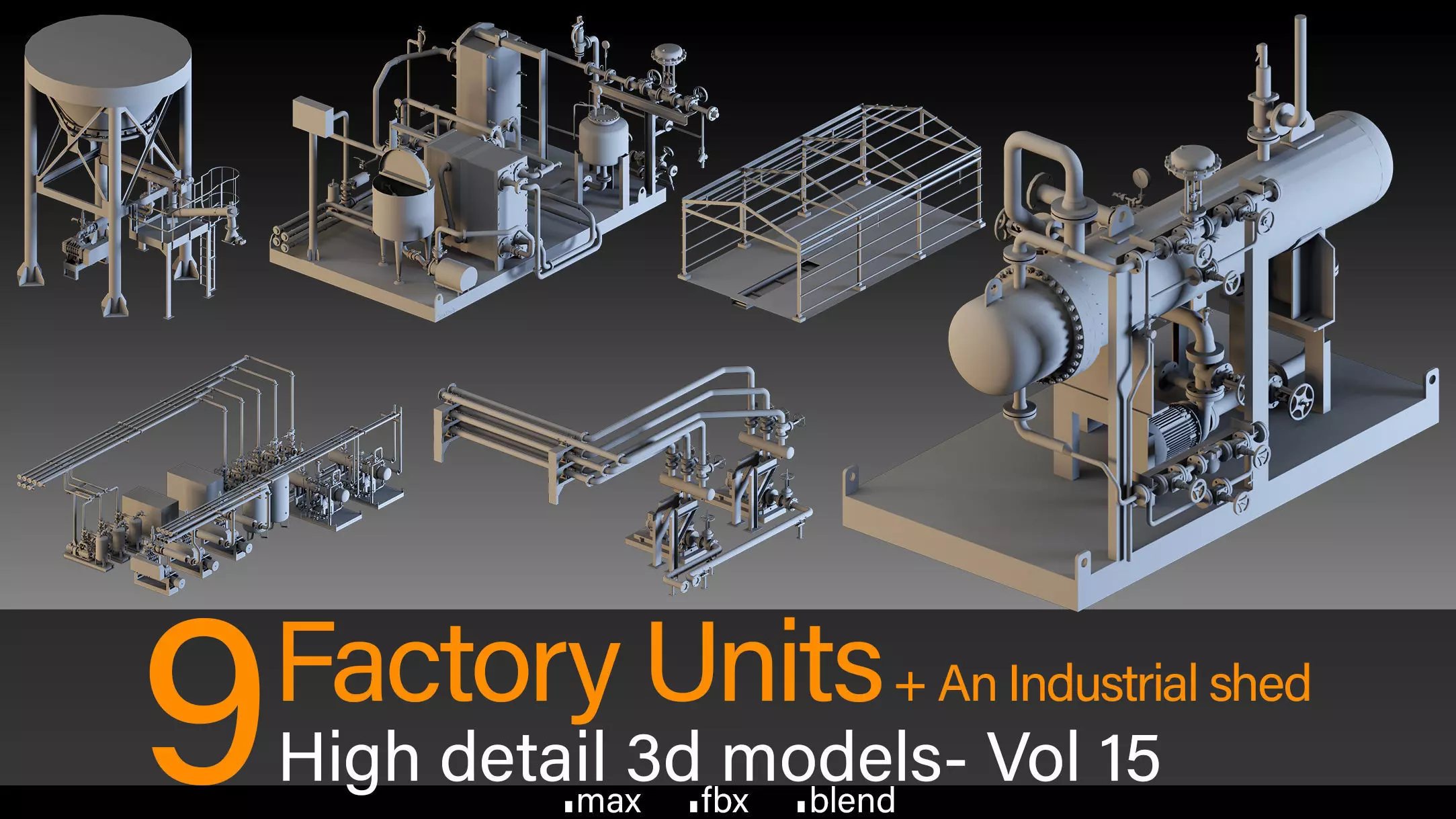 9- Factory units 3D model_0