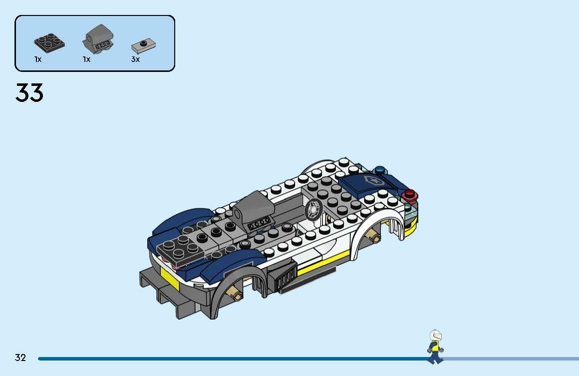 TwindBricks3D - 60415 Police Car and Muscle Car Chase 3D print model_30