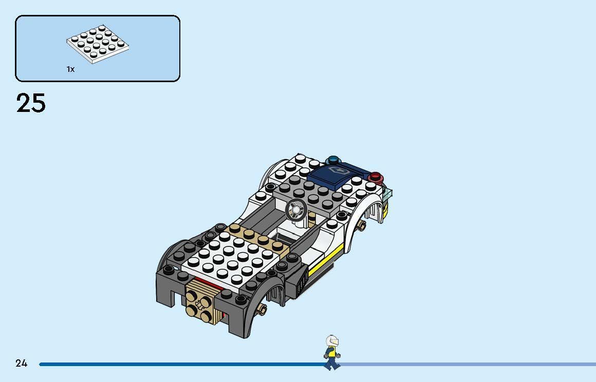 TwindBricks3D - 60415 Police Car and Muscle Car Chase 3D print model_34