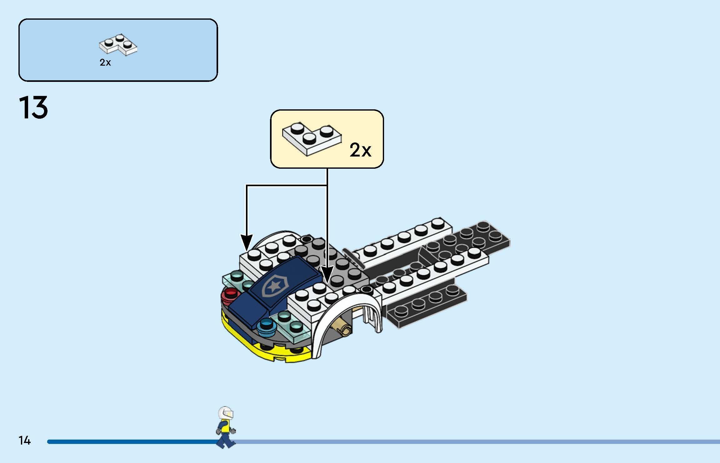 TwindBricks3D - 60415 Police Car and Muscle Car Chase 3D print model_9