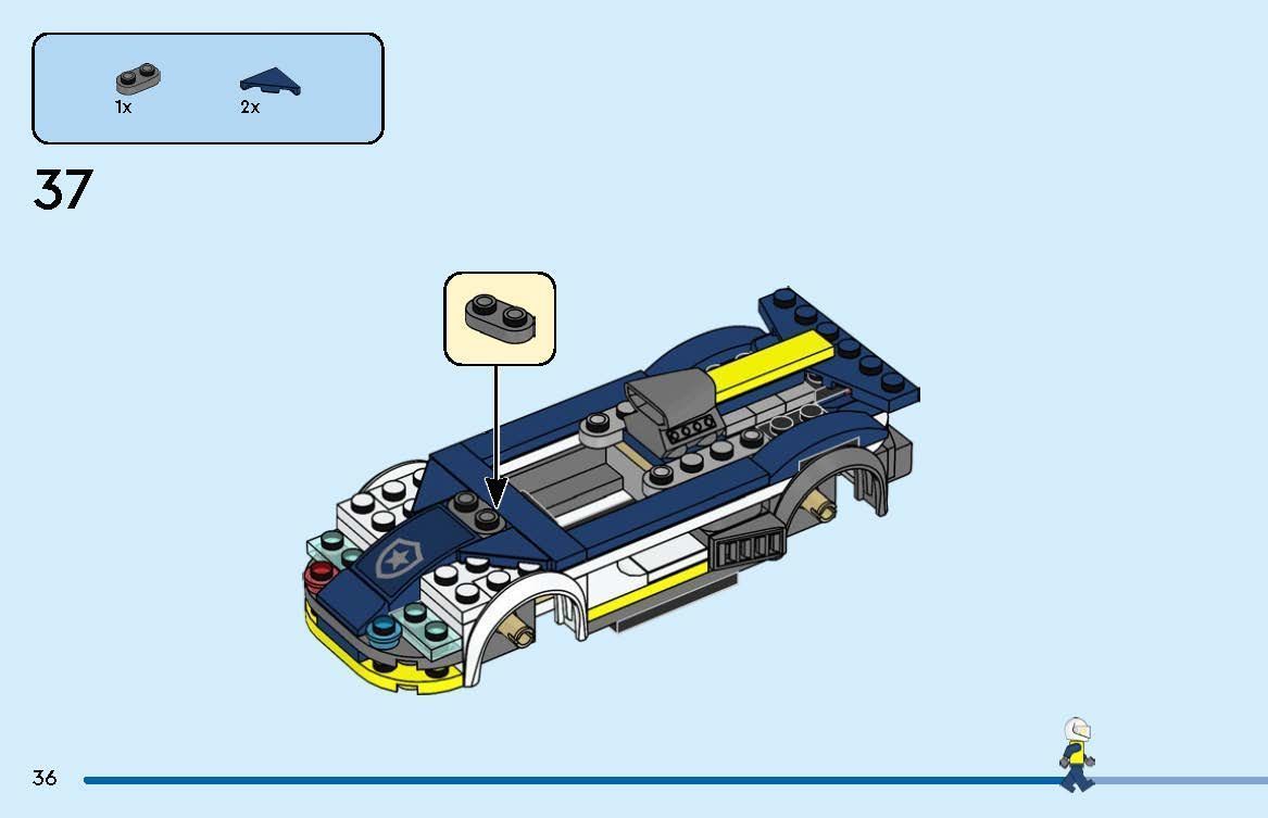 TwindBricks3D - 60415 Police Car and Muscle Car Chase 3D print model_31
