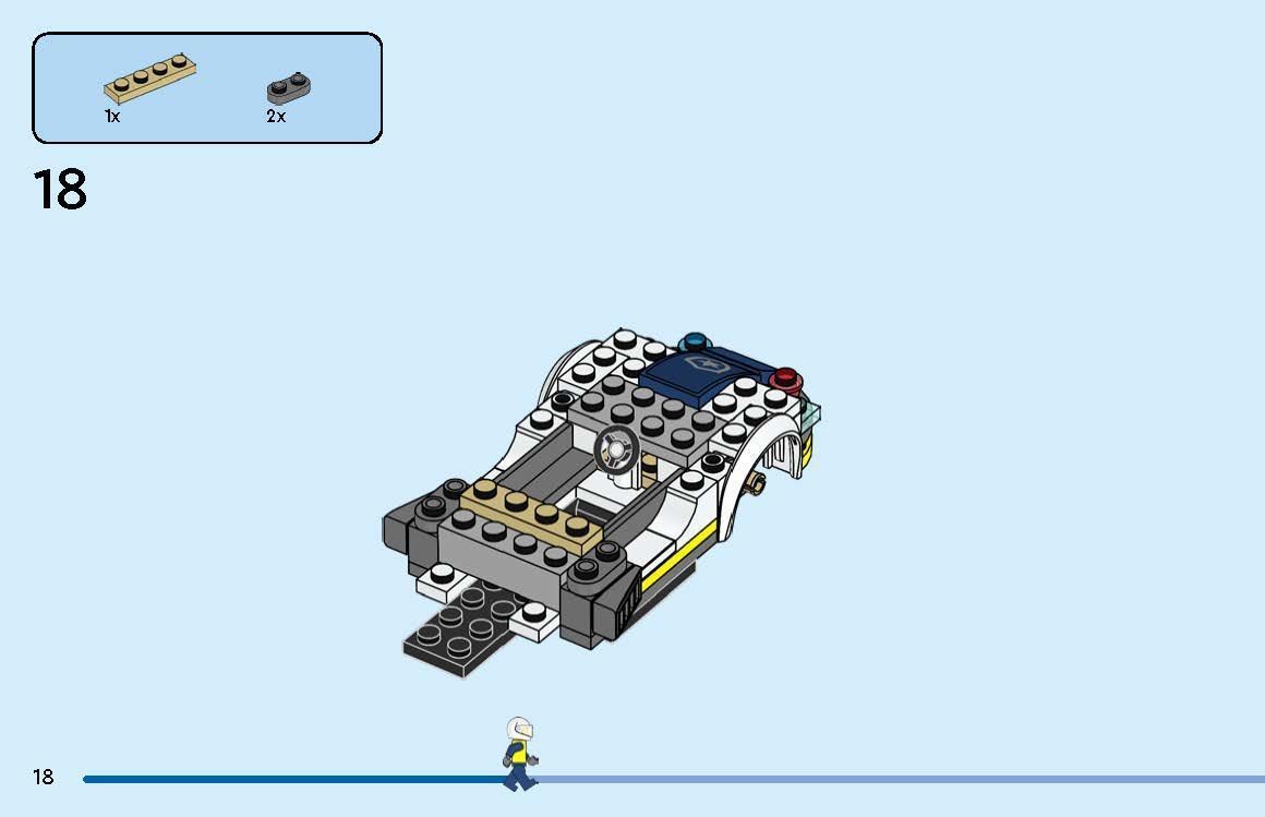 TwindBricks3D - 60415 Police Car and Muscle Car Chase 3D print model_21