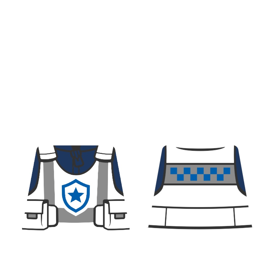 TwindBricks3D - 60415 Police Car and Muscle Car Chase 3D print model_6