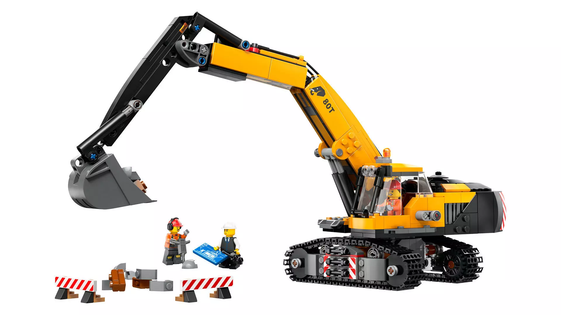 TwindBricks3D - 60420 Yellow Construction Excavator 3D print model