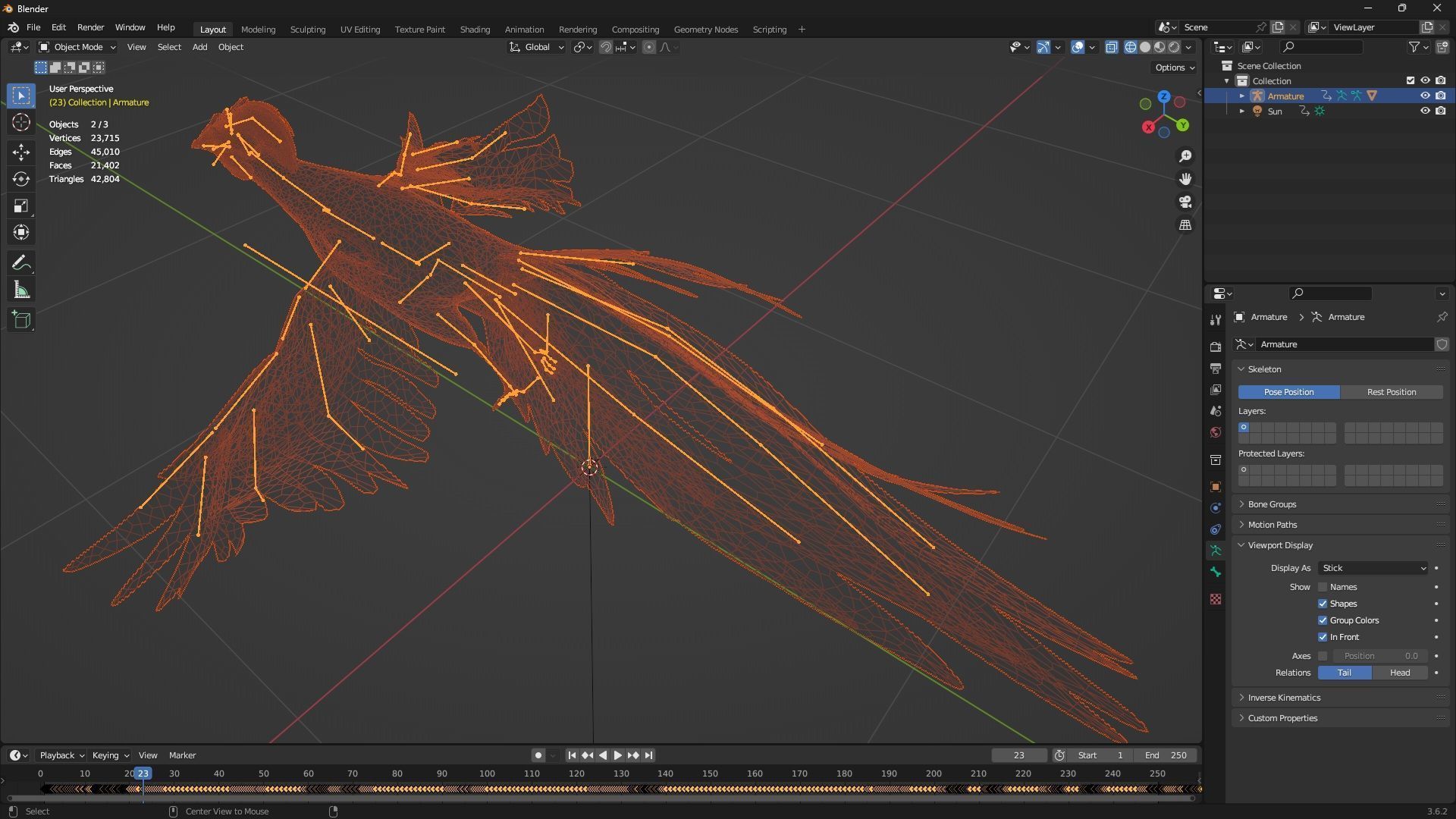 White Pheasant-A1 3D model_21