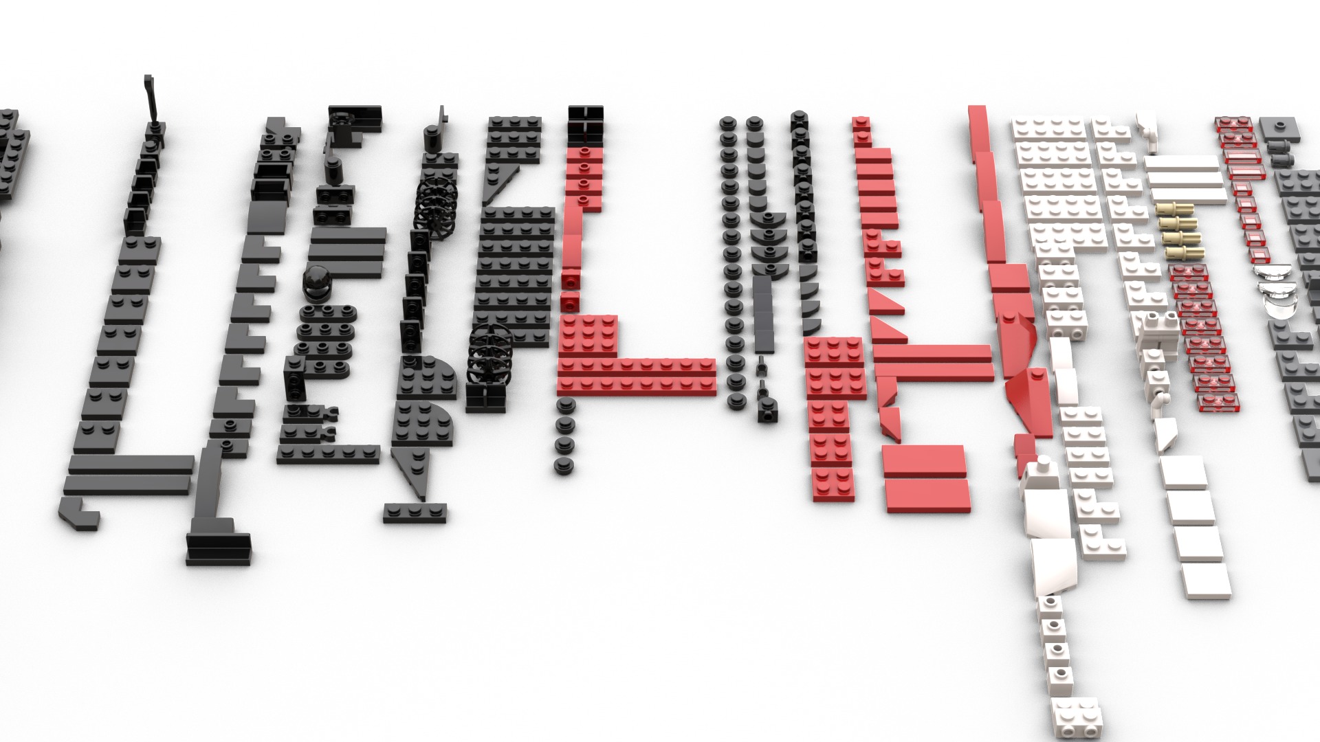 TwindBricks3D - 76916 Porsche 963 3D print model_1