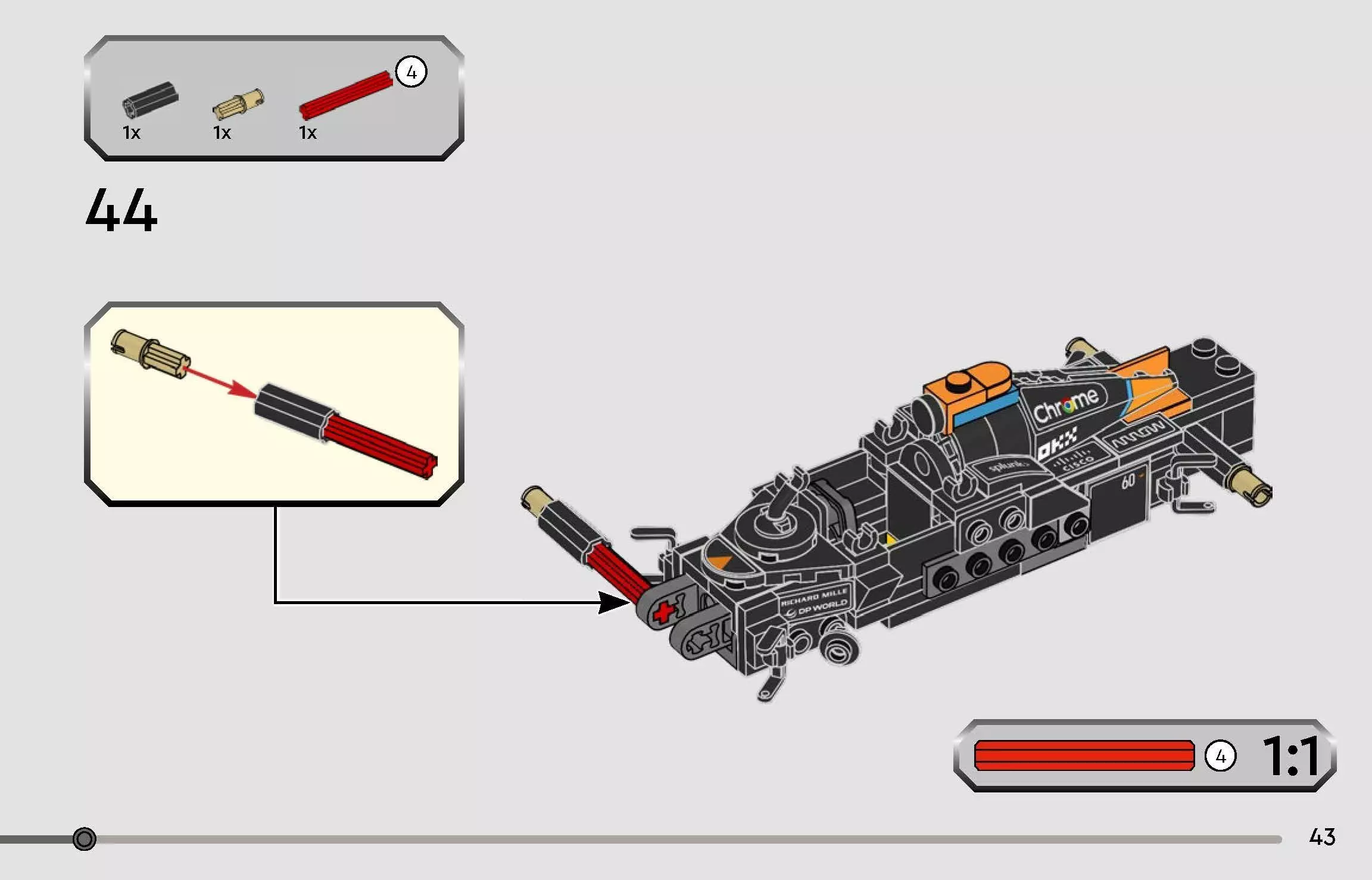 TwindBricks3D - 76919 2023 McLaren Formula 1 Race Car 3D print model_39