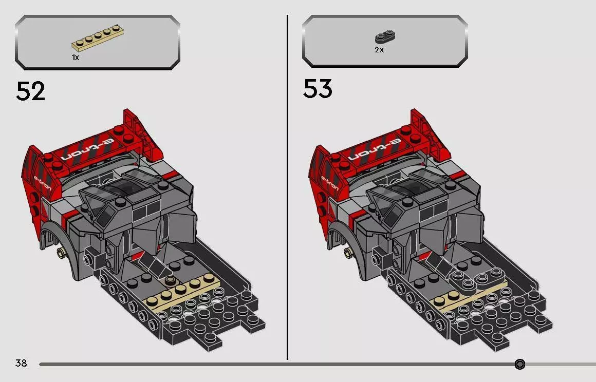 TwindBricks3D - 76921 Audi S1 e-tron quattro Race Car 3D print model_34
