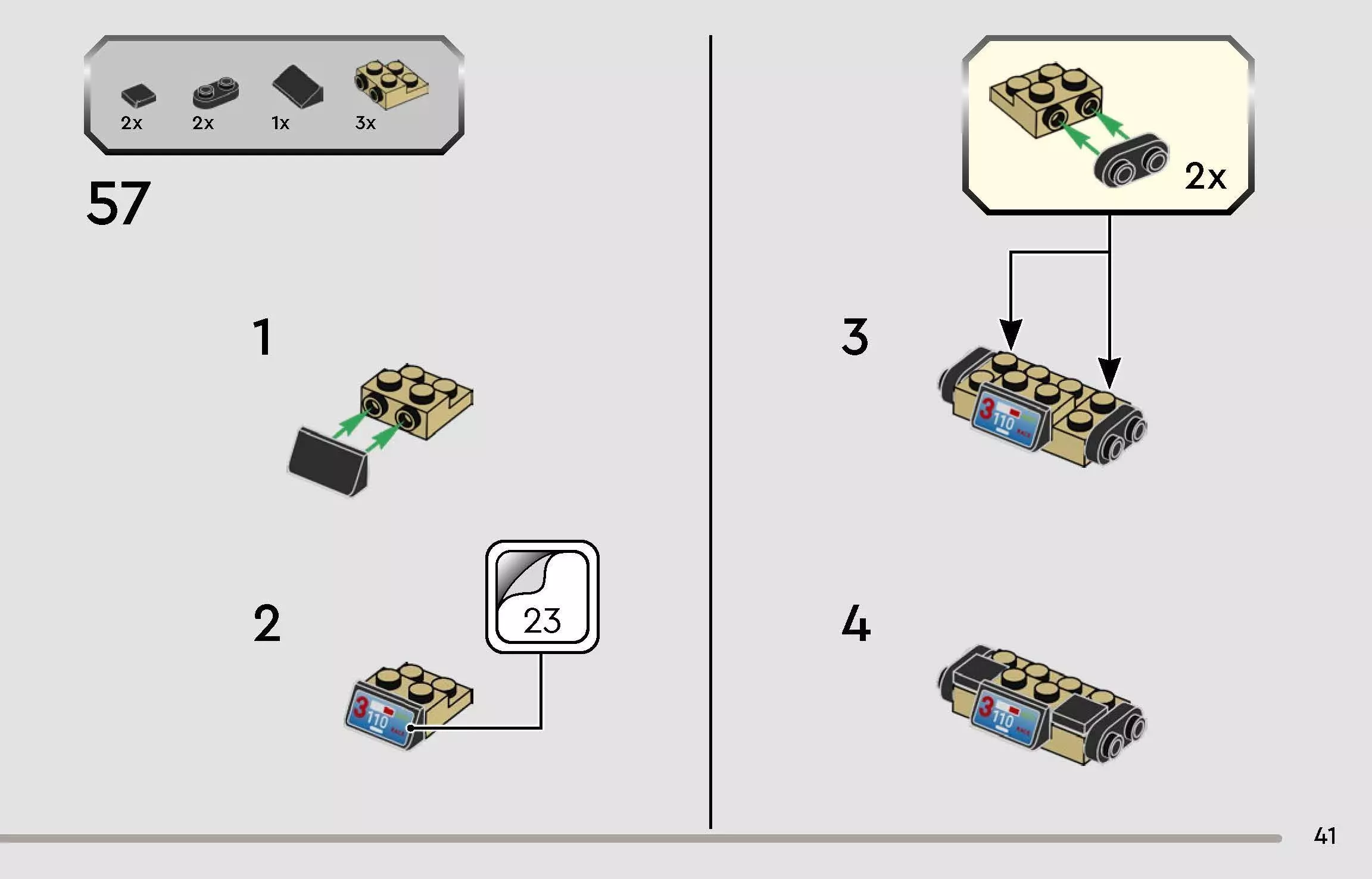 TwindBricks3D - 76921 Audi S1 e-tron quattro Race Car 3D print model_37