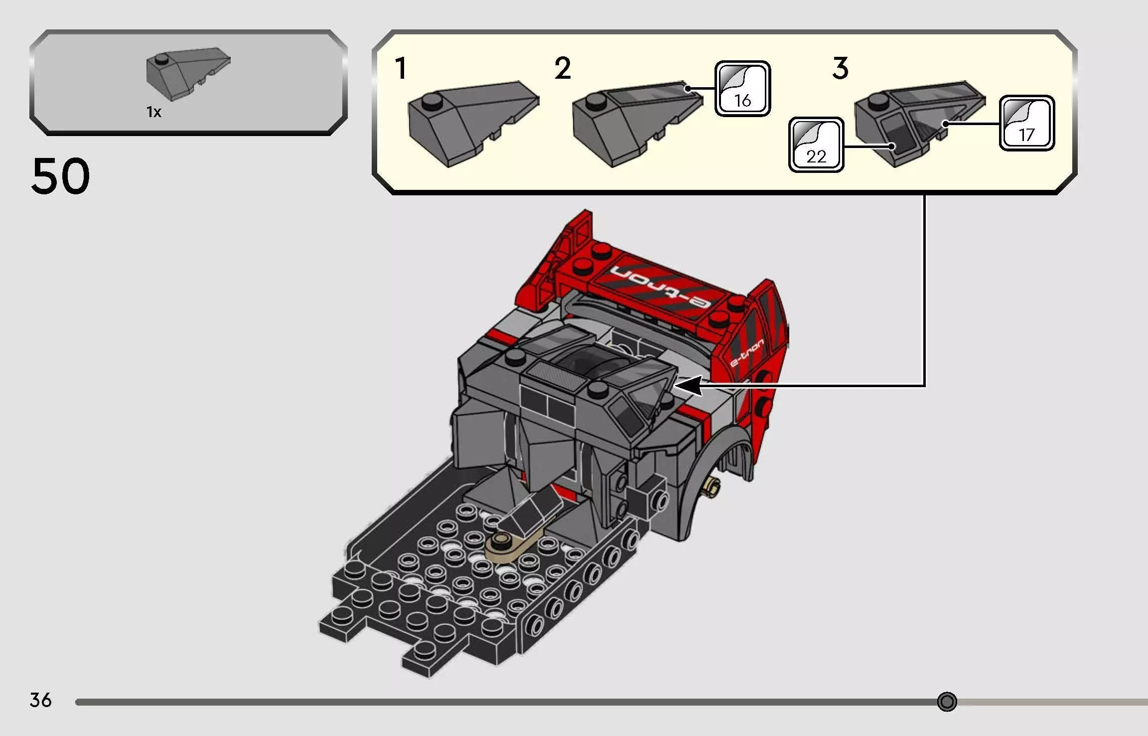 TwindBricks3D - 76921 Audi S1 e-tron quattro Race Car 3D print model_32