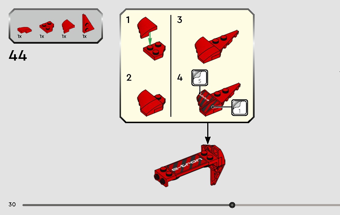 TwindBricks3D - 76921 Audi S1 e-tron quattro Race Car 3D print model_26