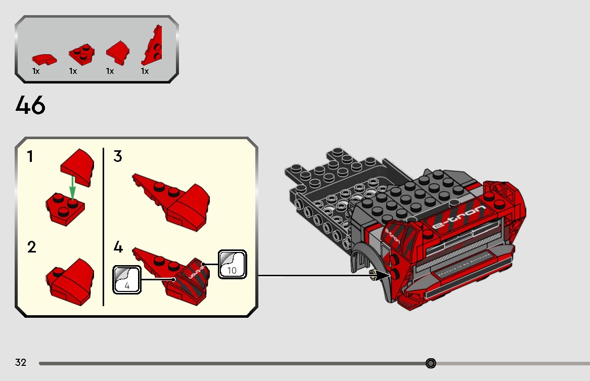 TwindBricks3D - 76921 Audi S1 e-tron quattro Race Car 3D print model_28