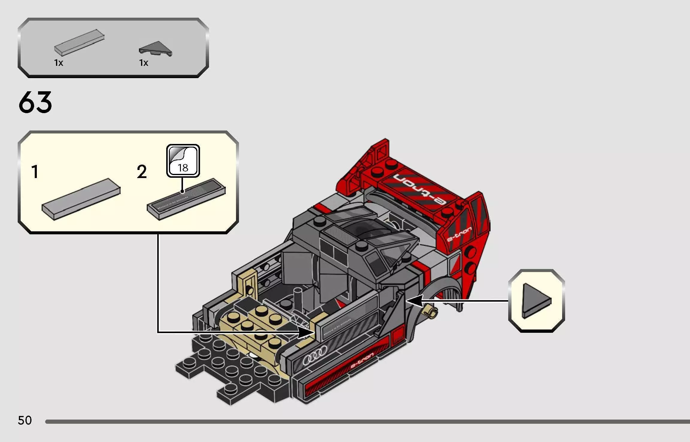 TwindBricks3D - 76921 Audi S1 e-tron quattro Race Car 3D print model_46