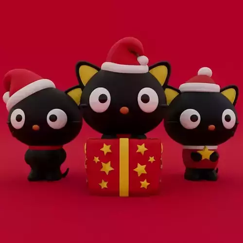 Christmas Special Cute Chococat Collection 3D print model