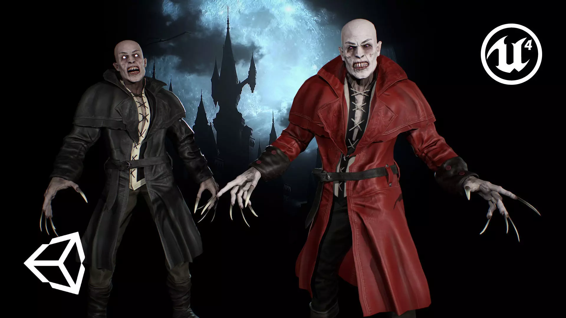 Vampire Low-poly 3D model