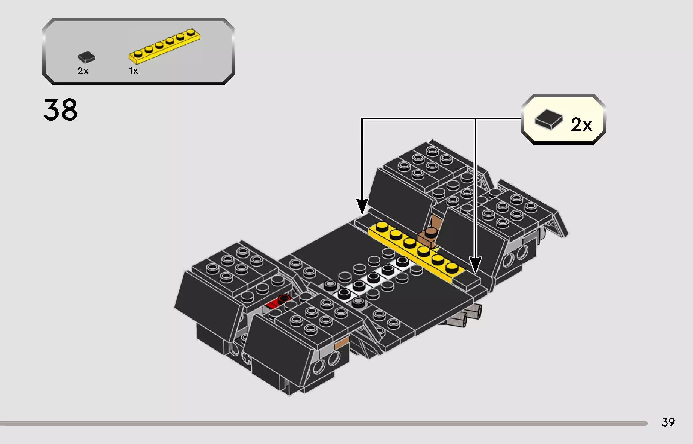 TwindBricks3D - 76924 Mercedes-AMG G-63 - Mercedes-AMG SL-63 3D print model_37