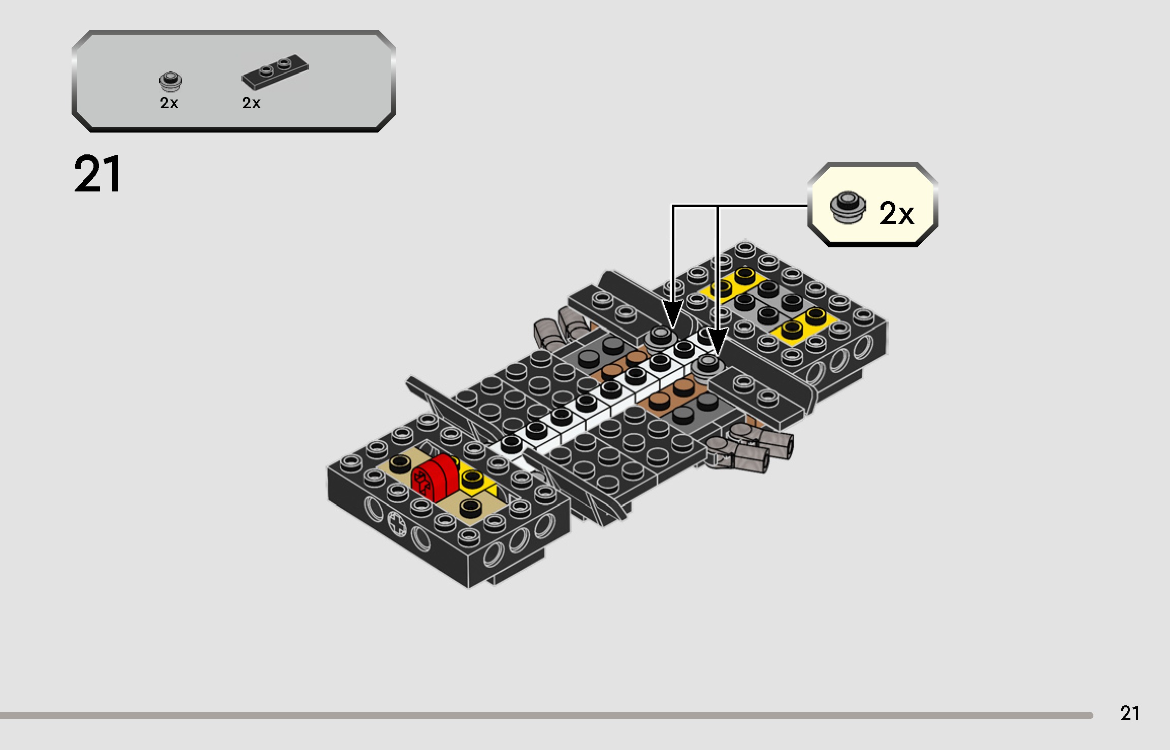 TwindBricks3D - 76924 Mercedes-AMG G-63 - Mercedes-AMG SL-63 3D print model_19