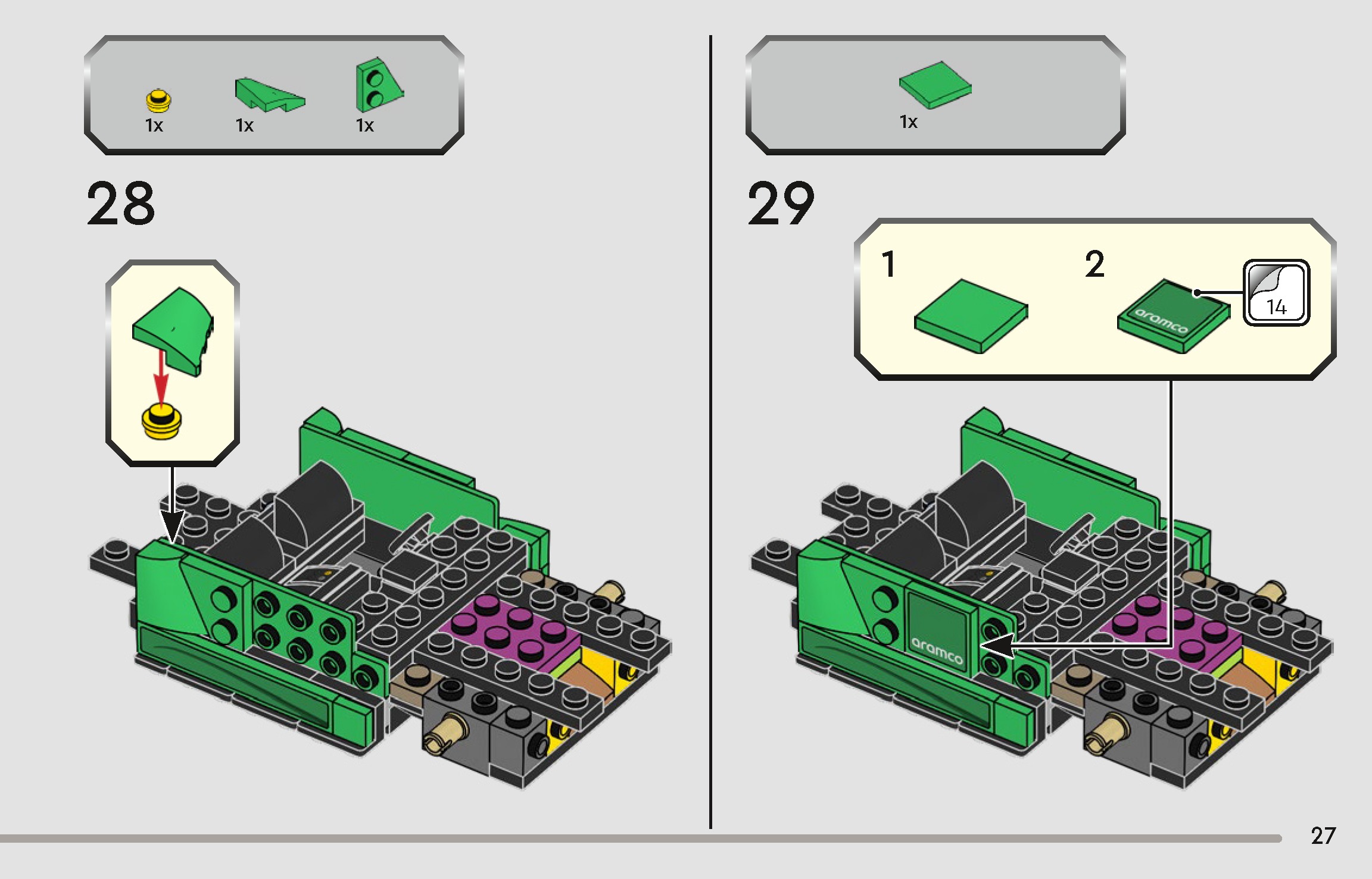 TwindBricks3D - 76925 Aston Martin Safety Car - AMR23 3D print model_28