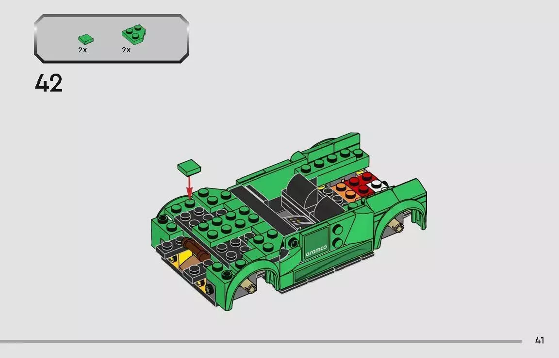 TwindBricks3D - 76925 Aston Martin Safety Car - AMR23 3D print model_46