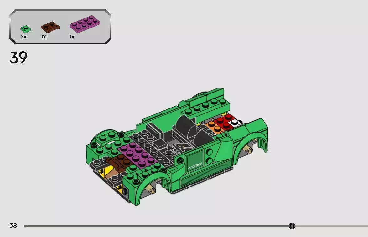 TwindBricks3D - 76925 Aston Martin Safety Car - AMR23 3D print model_42