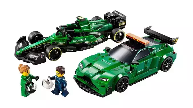 TwindBricks3D - 76925 Aston Martin Safety Car - AMR23 3D print model TwindBricks3D - 76925 Aston Martin Safety Car - AMR23 3D print model