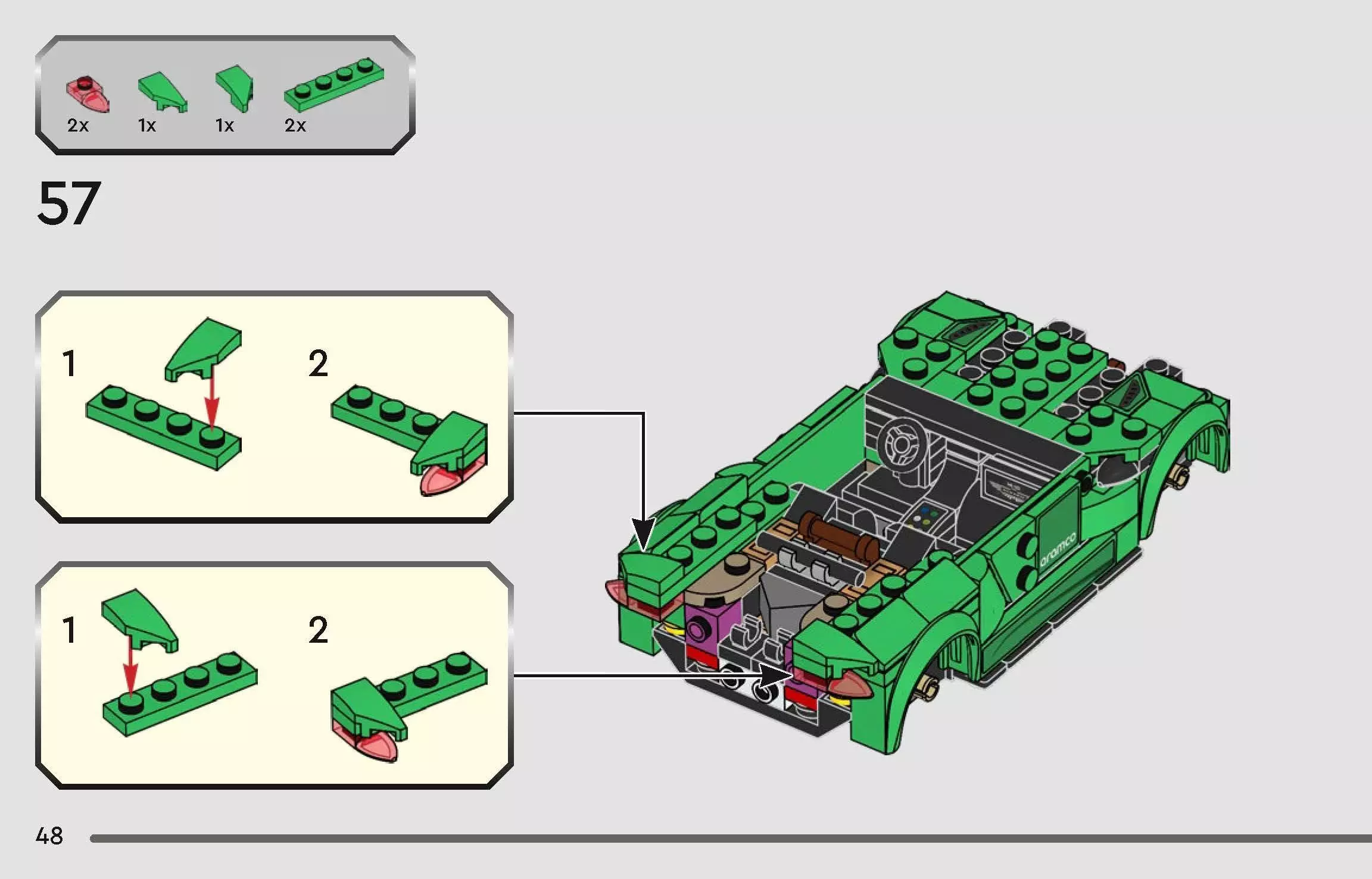 TwindBricks3D - 76925 Aston Martin Safety Car - AMR23 3D print model_41