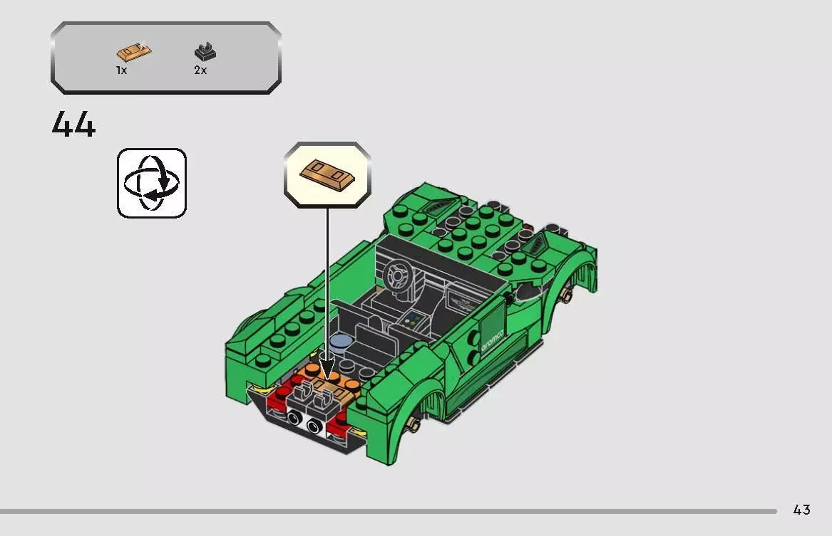TwindBricks3D - 76925 Aston Martin Safety Car - AMR23 3D print model_33