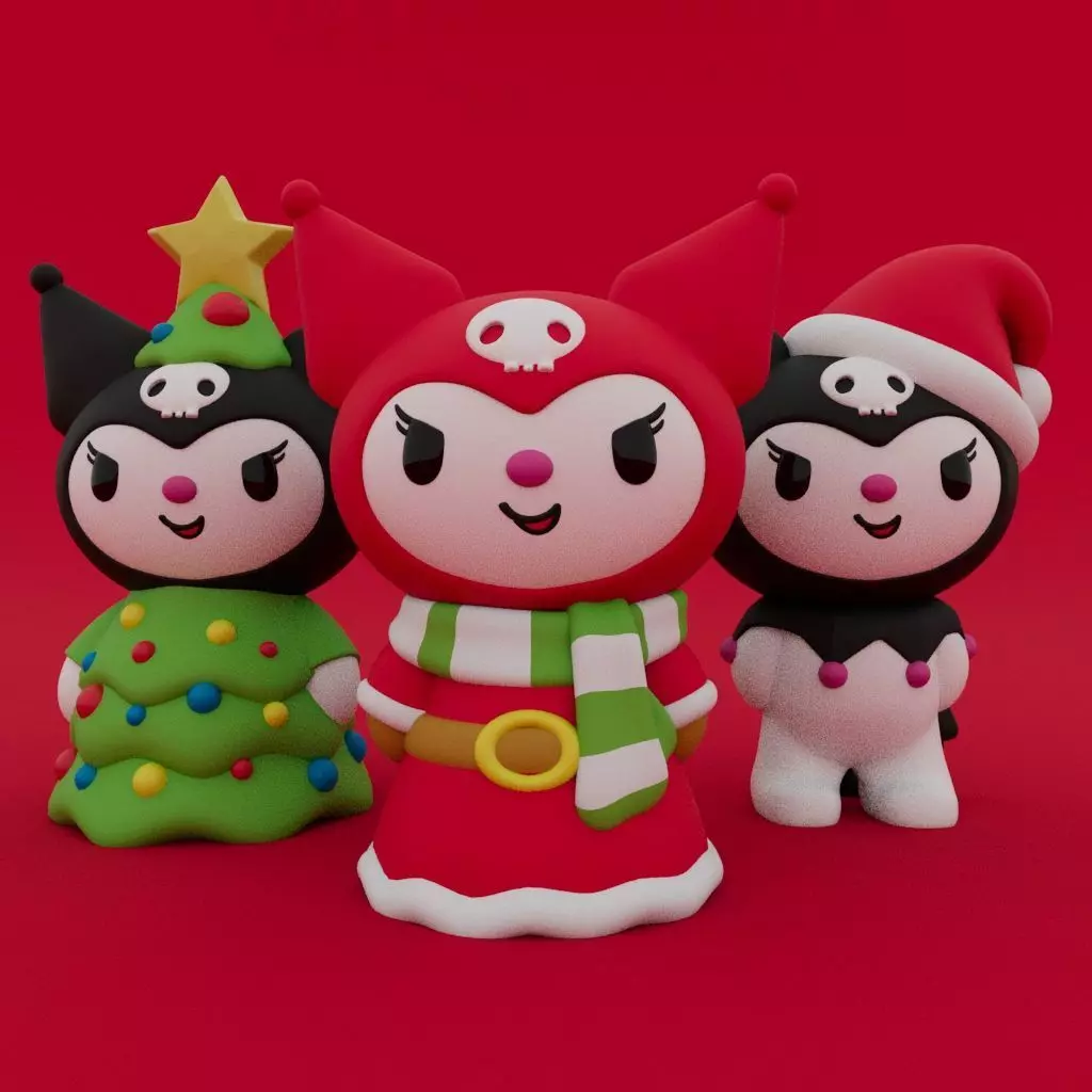 Christmas Special Cute Kuromi Collection 3D print model_0