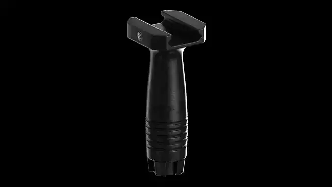AAA AM-5 Vertical Grip Game Ready PBR Low-poly 3D model