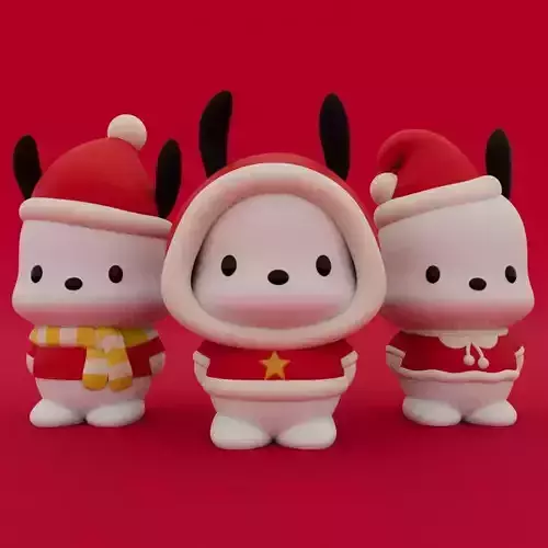 Christmas Special Pochacco Collection 3D print model