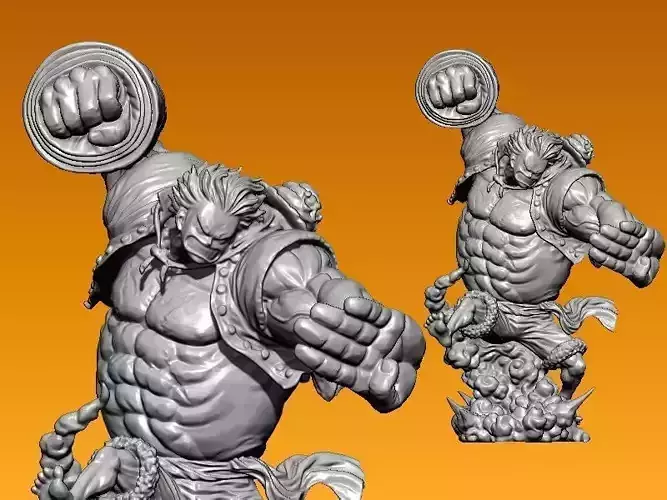 MONKEY D LUFFY GEAR 4 MODEL - 3D print