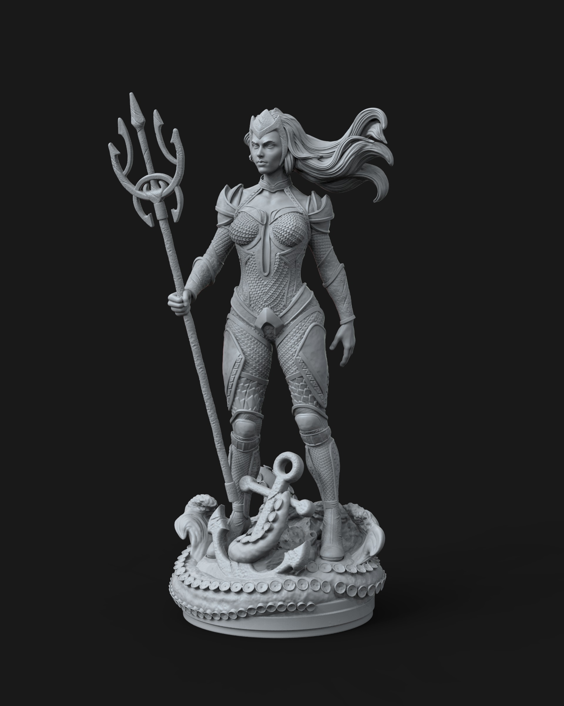 Mera Fanart 2 3D print model_5