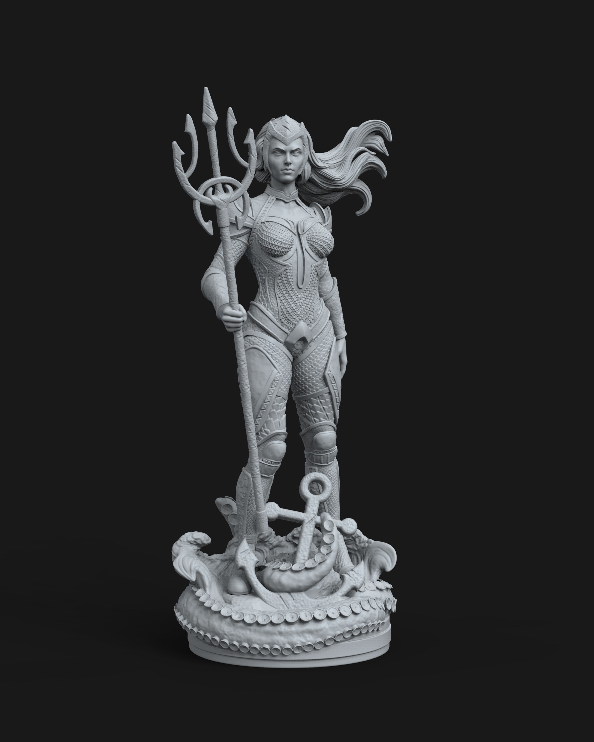 Mera Fanart 2 3D print model_1