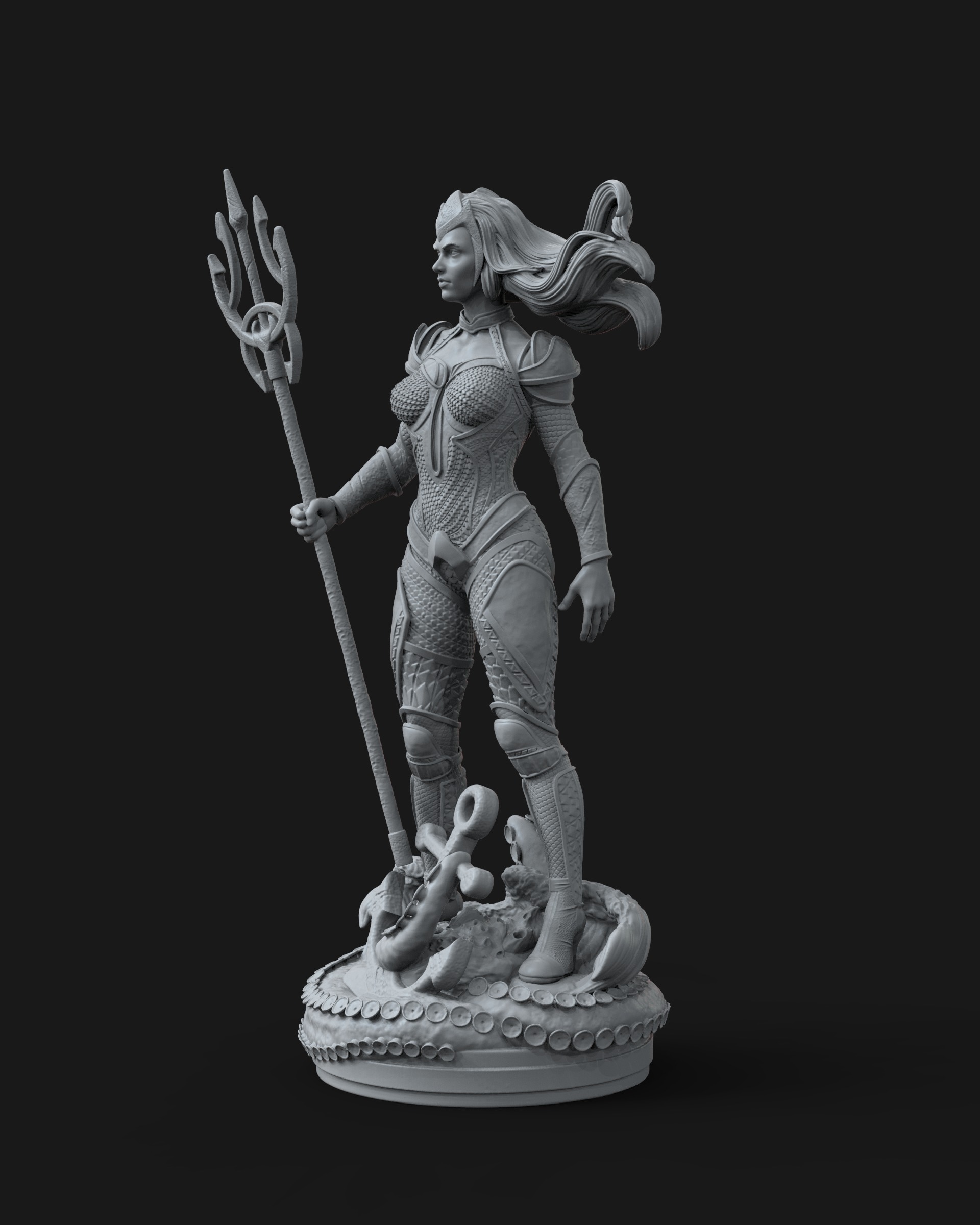 Mera Fanart 2 3D print model_4