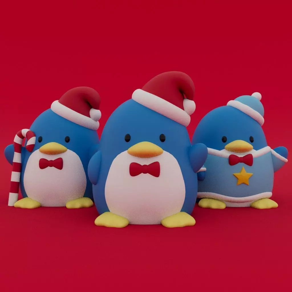 Christmas Special Cute Tuxedo Sam Collection 3D print model_0
