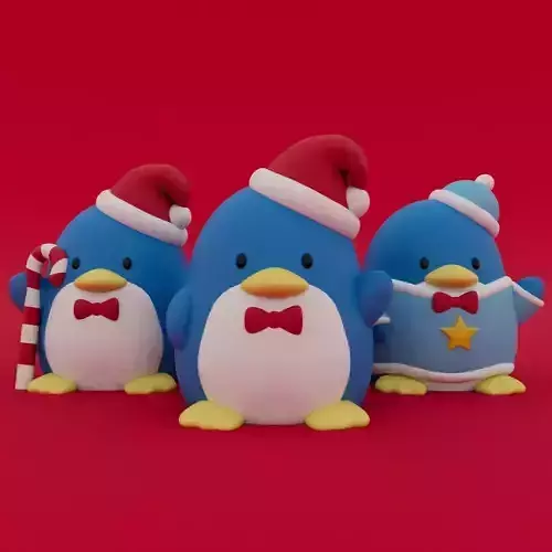 Christmas Special Cute Tuxedo Sam Collection 3D print model