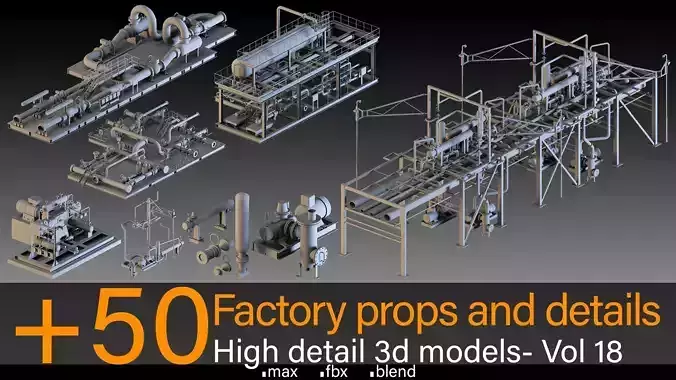 50- Factory props and details- Vol 18 3D model