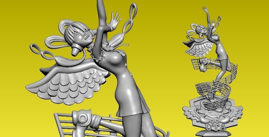 UTA ONE PIECE MODEL - 3D print 3D print model_1