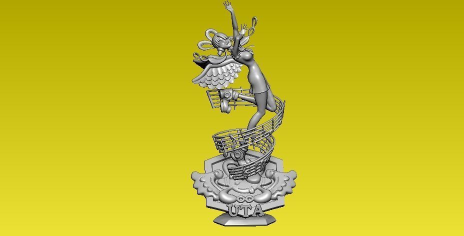 UTA ONE PIECE MODEL - 3D print 3D print model_2