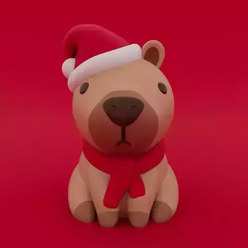 Christmas Special - Capybara 3D print model
