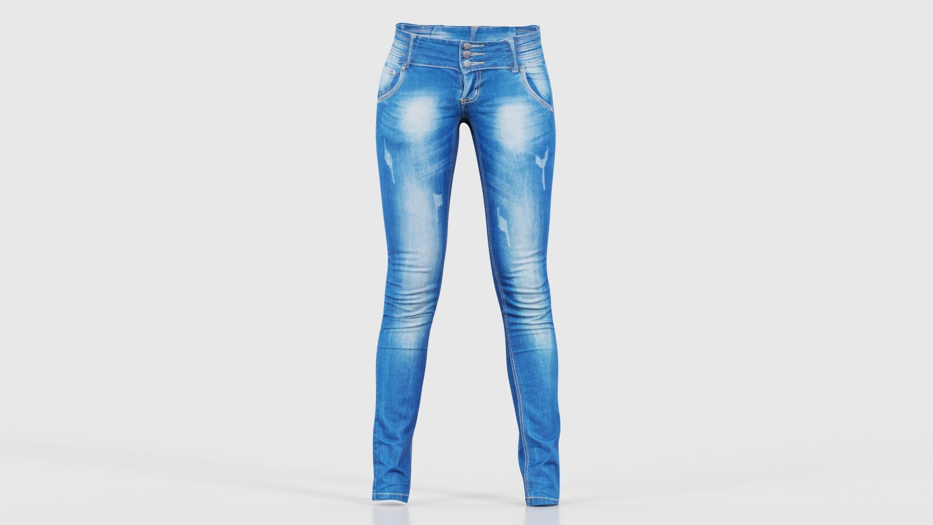 114 Trouser Short Bottom Jeans Superbundle 3D Model Collection_67