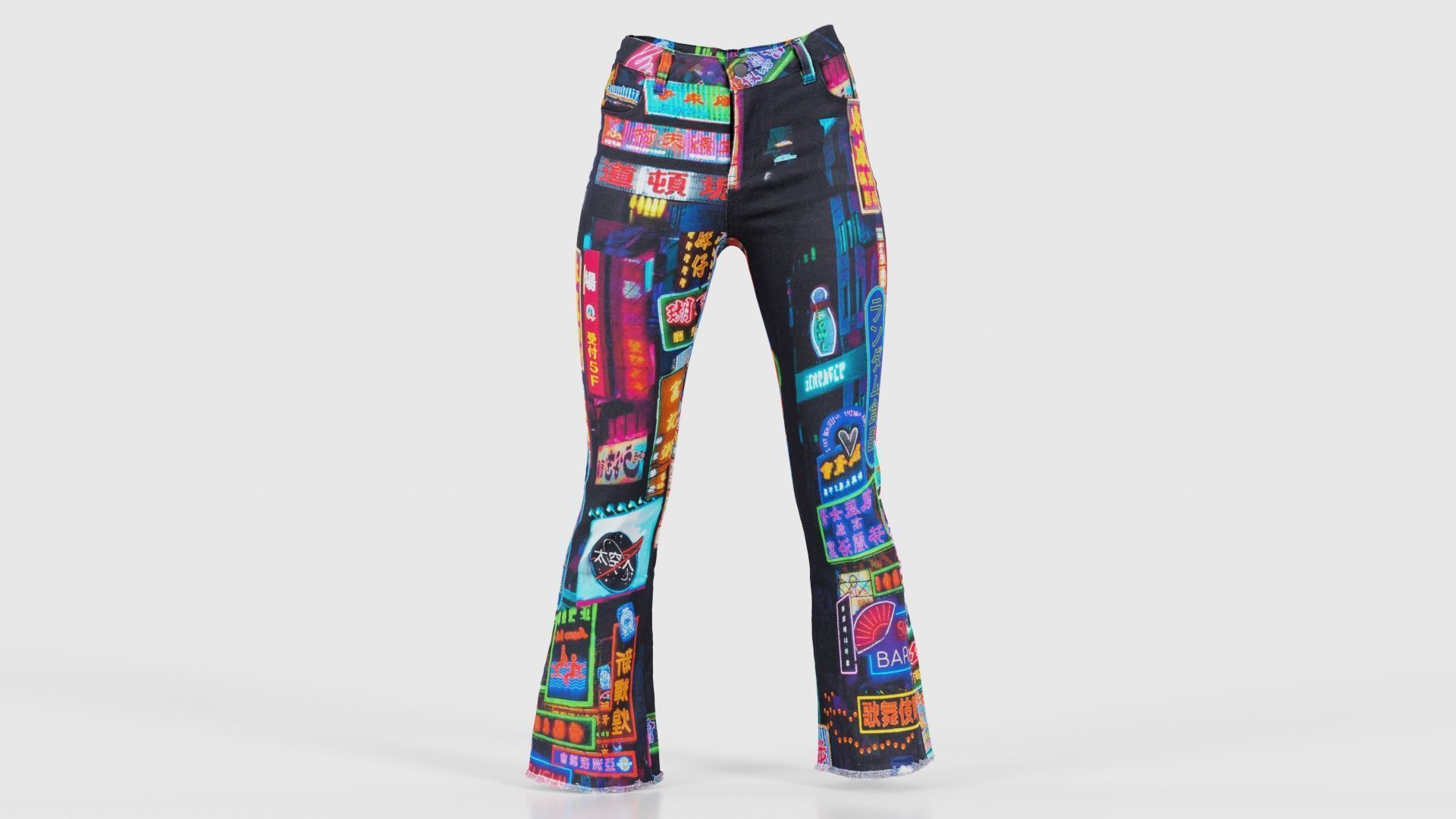 114 Trouser Short Bottom Jeans Superbundle 3D Model Collection_72